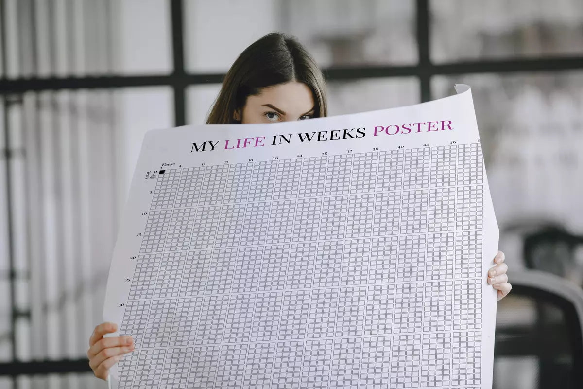4k Weeks Poster™ Life Calendar