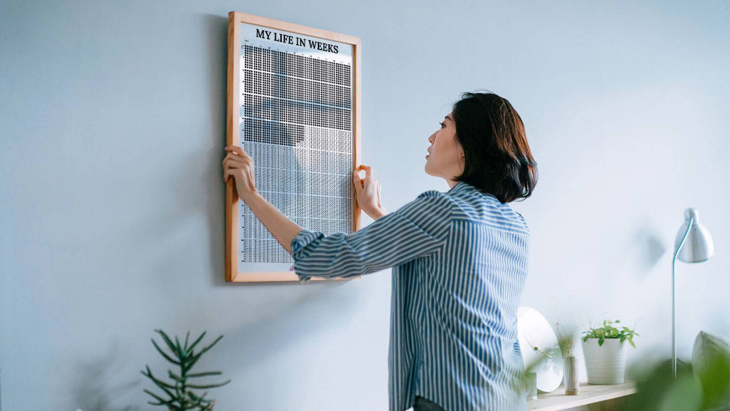 4k Weeks Poster™ Life Calendar